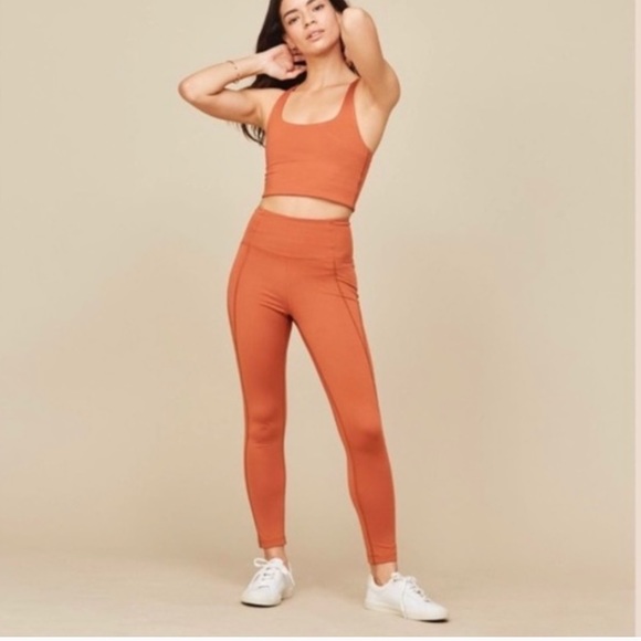Girlfriend Collective Apricot Leggings - Picture 1 of 3